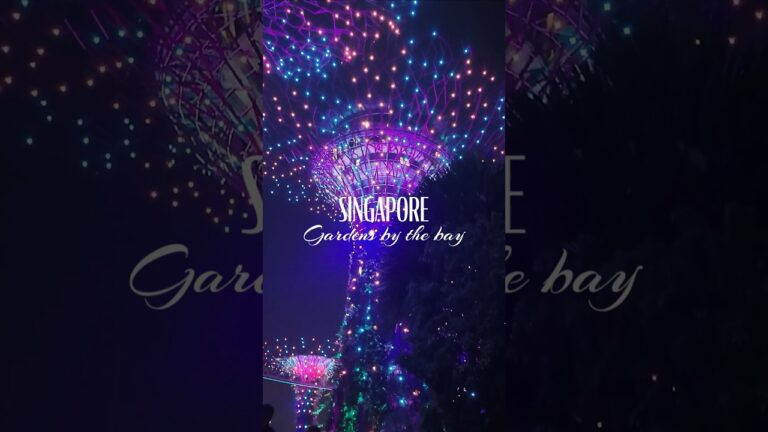 Enchanting Garden Rhapsody Show at Gardens by the Bay Singapore | Must-See Travel Experience #short