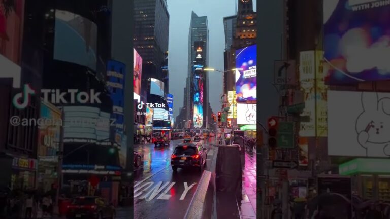 NYC 🌧️ #newyork #timesquare #aesthetic #travel| Timeless Travel
