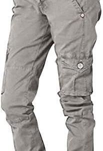 NaRHbrg Cargo Pants for Women High Waisted Casual Pants Baggy Stretchy Wide Leg Y2K Streetwear Joggers Pants with Pockets