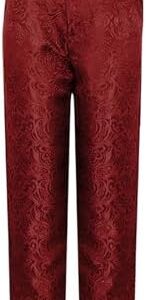 Medieval Gothic Pants for Women Plus Size Floral Graphic High Elastic Waist Vintage Button up Trousesrs Sweatpants