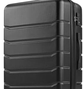 Sweetcrispy 28 inch Luggage, Hard Shell ABS Suitcase with Double Spinner Wheels, Lightweight Expandable Rolling Luggage with TSA Lock