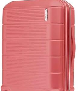 American Tourister Stratum 2.0 Expandable Hardside Luggage with Spinner Wheels, Soft Coral, 20-Inch Carry-On