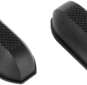2Pcs Replacement Plastic Stud Luggage Feet Pads Baggage Replacement Stud Foot Black Feet Pads for Luggage Bags Suitcase Stand Feet for All Suitcase Luggage and Travel Gear Accessories