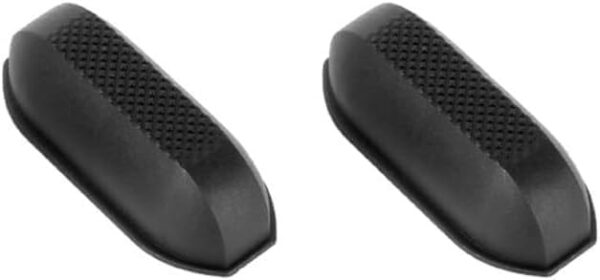 2Pcs Replacement Plastic Stud Luggage Feet Pads Baggage Replacement Stud Foot Black Feet Pads for Luggage Bags Suitcase Stand Feet for All Suitcase Luggage and Travel Gear Accessories