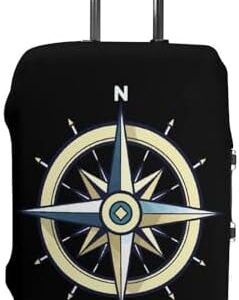Nautical Compass Luggage Covers Cute Suitcase Protector Travel Baggage Case Covers