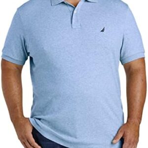 Nautica Men's Classic Fit Short Sleeve Solid Soft Cotton Polo Shirt