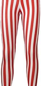 Insanity Vertical Stripe Candy Cane Sailor Printed Leggings