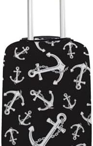 Vantaso Travel Luggage Covers for Suitcase Anchor Nautical Elastic Washable Suitcase Protector Anti-Scratch Cover 29-32 Inch