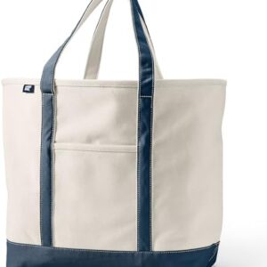 Lands' End Open Top Canvas Tote Bag