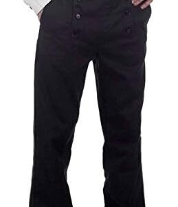 ThePirateDressing Steampunk Victorian Cosplay Costume Architect Men's Pants Trousers