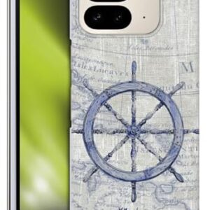 Head Case Designs Officially Licensed Paul Brent Vintage Wheel Nautical Hard Back Case Compatible with Google Pixel 9 Pro Fold