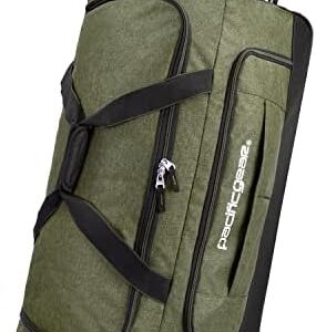 Pacific Gear Rolling Duffel Wheels, 30-inch Luggage, Hockey Bag, Heavy Duty