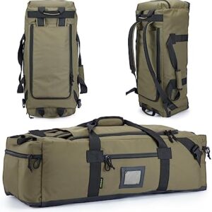 86l Large Duffel Bag For Travel, Gym & Sports - Water Repellent Polyester, Hidden Straps, Shoe Compartment - Perfect Luggage Duffle Bag Or Backpack For Men & Women