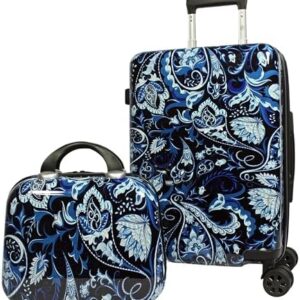 World Traveler Seasons Hardside 2-Piece Carry-On Spinner Luggage Set, Paisley, One_Size